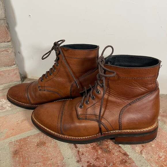 Thursday Boot Co Men’s Vintage Captain Boot in Brandy size 7.5 (2014-18) - Picture 2 of 14